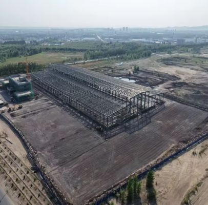 Cửa hàng nhà máy công nghiệp cấu trúc thép carbon đúc sẵn và giải pháp lưu trữ trang trại ngoài trời