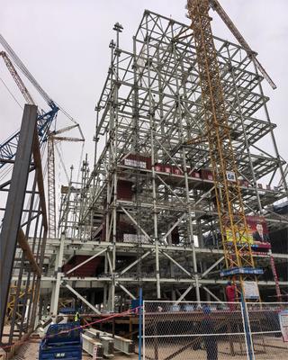 Xây dựng thép vững chắc Cấu trúc kim loại Cấu trúc Kho lưu trữ tự lưu trữ Xây dựng thép