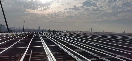 Xây dựng khung cột và xà gồ thép bố trí tùy chỉnh Bệ cầu trục hạng nặng phù hợp cho xưởng sản xuất kho nguyên liệu